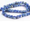 Natural Lapis Lazuli Cuting Rectangular Beads Strand Length 18.5 Inches and Size 8mm to 10.5mm approx.